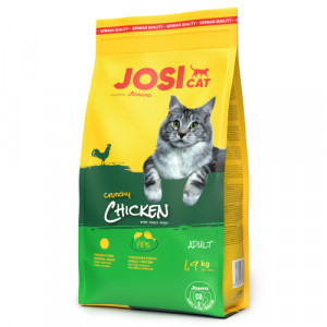 Josera JosiCat Crunchy Chicken sausā barība kaķiem ar vistas gaļu 1.9kg